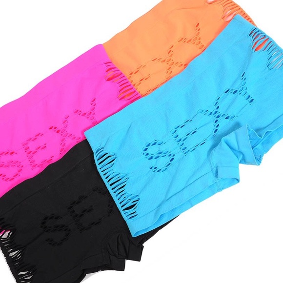 NWT “SEXY” Seamless Bootyshorts Boyshorts PURPLE - Picture 2 of 3